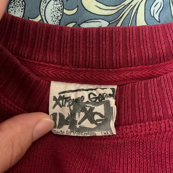 Vintage Red Sporty Striped Crewneck - Picture 3 of 3